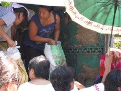 Distribution of relief goods in Dagupan City, Pangasinan
